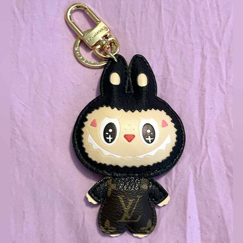LV Labubu Charm Keychain